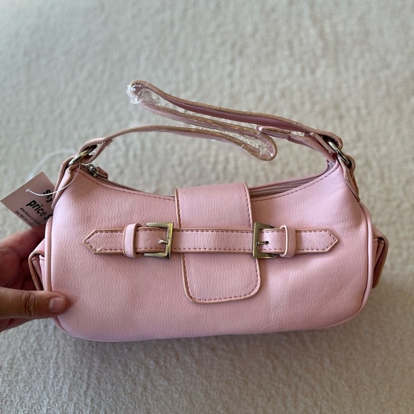 NWT Y2K Pink Baguette Shoulder Bag - Picture 3 of 16